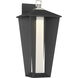 Andson LED 18.75 inch Satin Nickel-Sand Black Mix Outdoor Wall Sconce