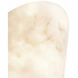 LumenAria Collection - Lumi Family 2 Light 6 inch Faux Alabaster Resin ADA Wall Sconce Wall Light in 4" D x 6" W x 13.5" H, EVOLV