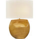 HABLE Pente 27 inch 75 watt Cracked Honey Table Lamp Portable Light