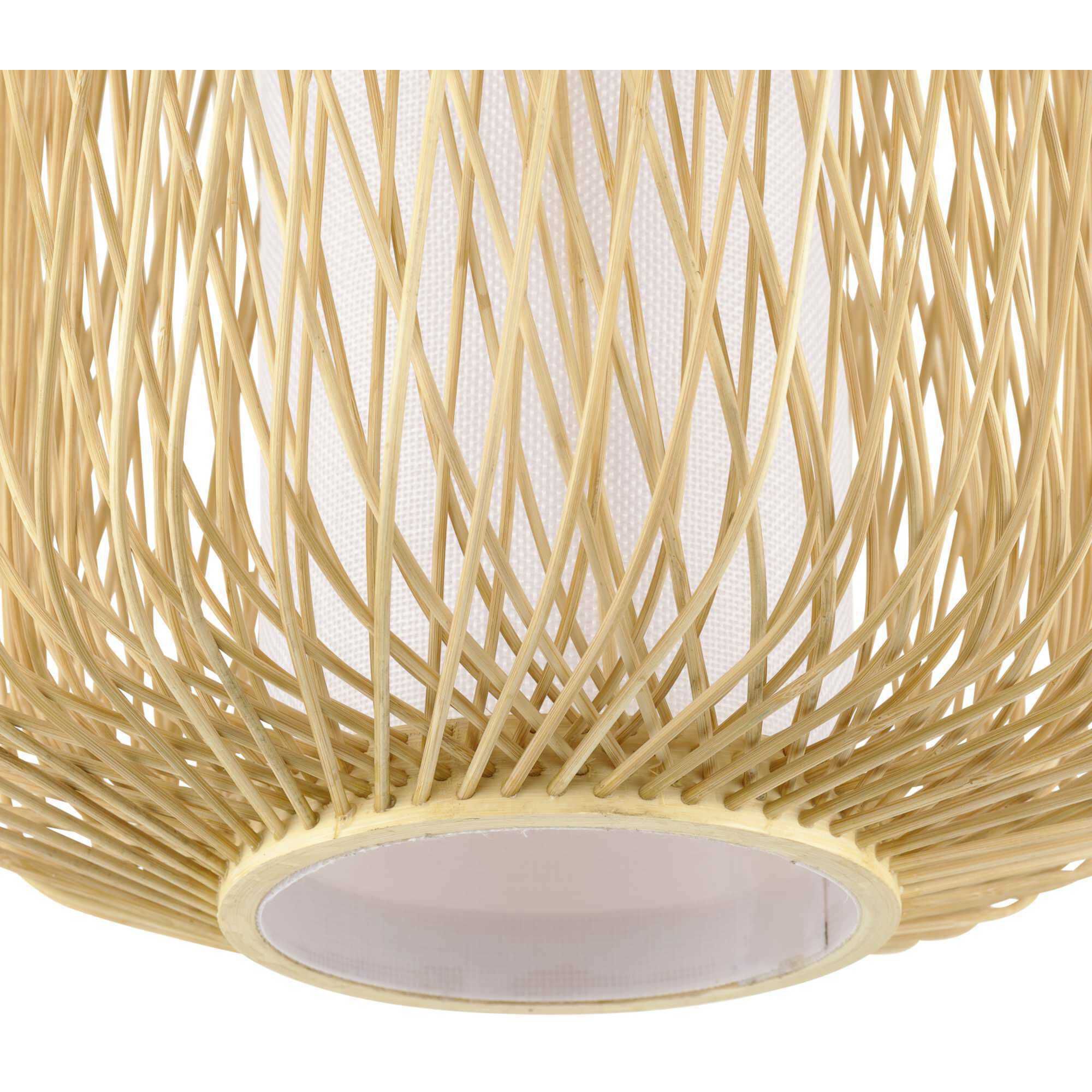 Cordova 1 Light 10 inch Natural Rattan Mini Pendant Ceiling Light, Design Series