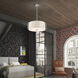 Blanchard 5 Light 23 inch Brushed Nickel Pendant Chandelier Ceiling Light