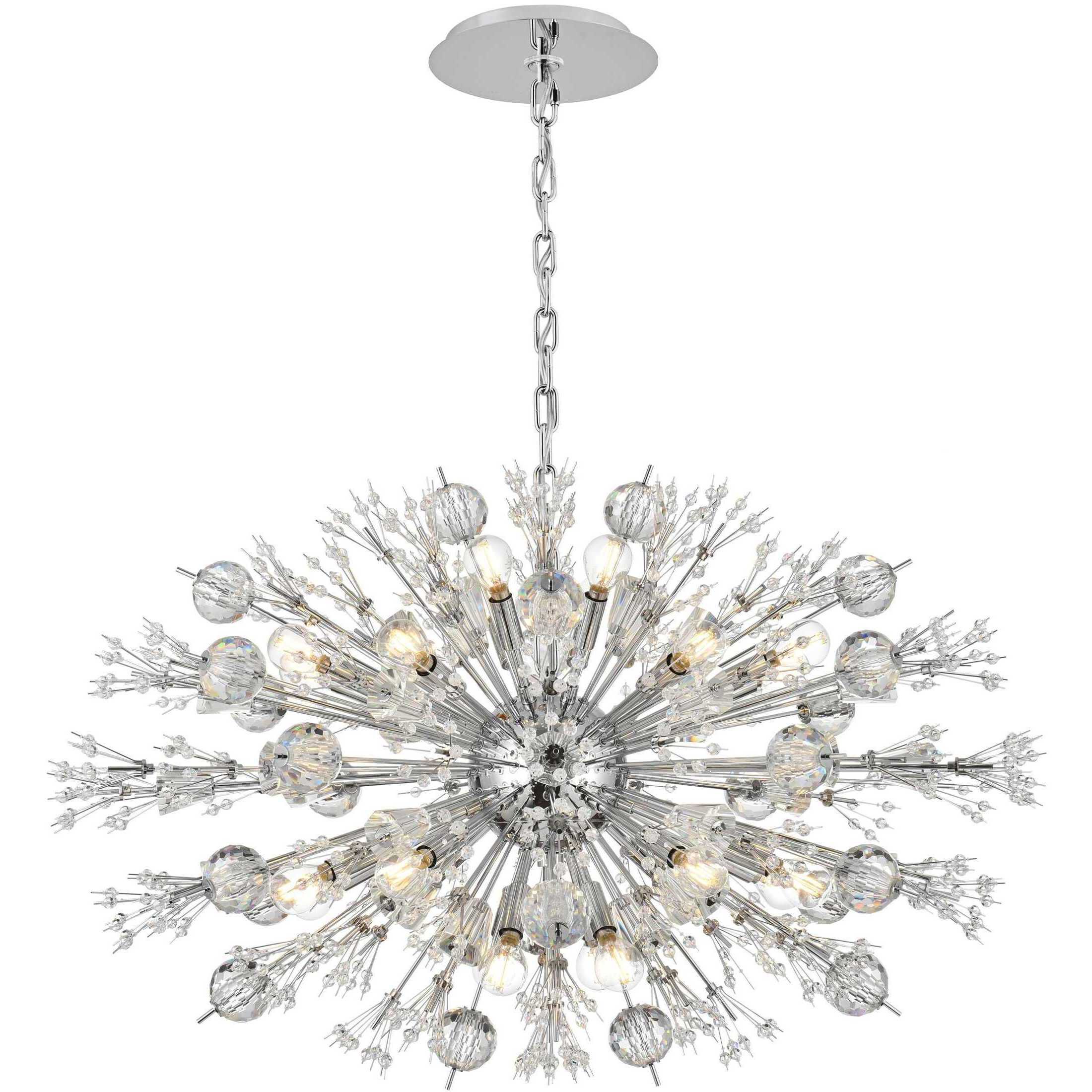 Vera 24 Light 23 inch Chrome Pendant Ceiling Light
