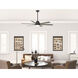 Gravity 60 inch Matte Black with Dark Gray Oak/Matte Black Blades Ceiling Fan