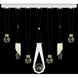 Aria 14 Light 60 inch White Pendant Ceiling Light