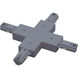 2-circuit 5 inch Silver X Connector