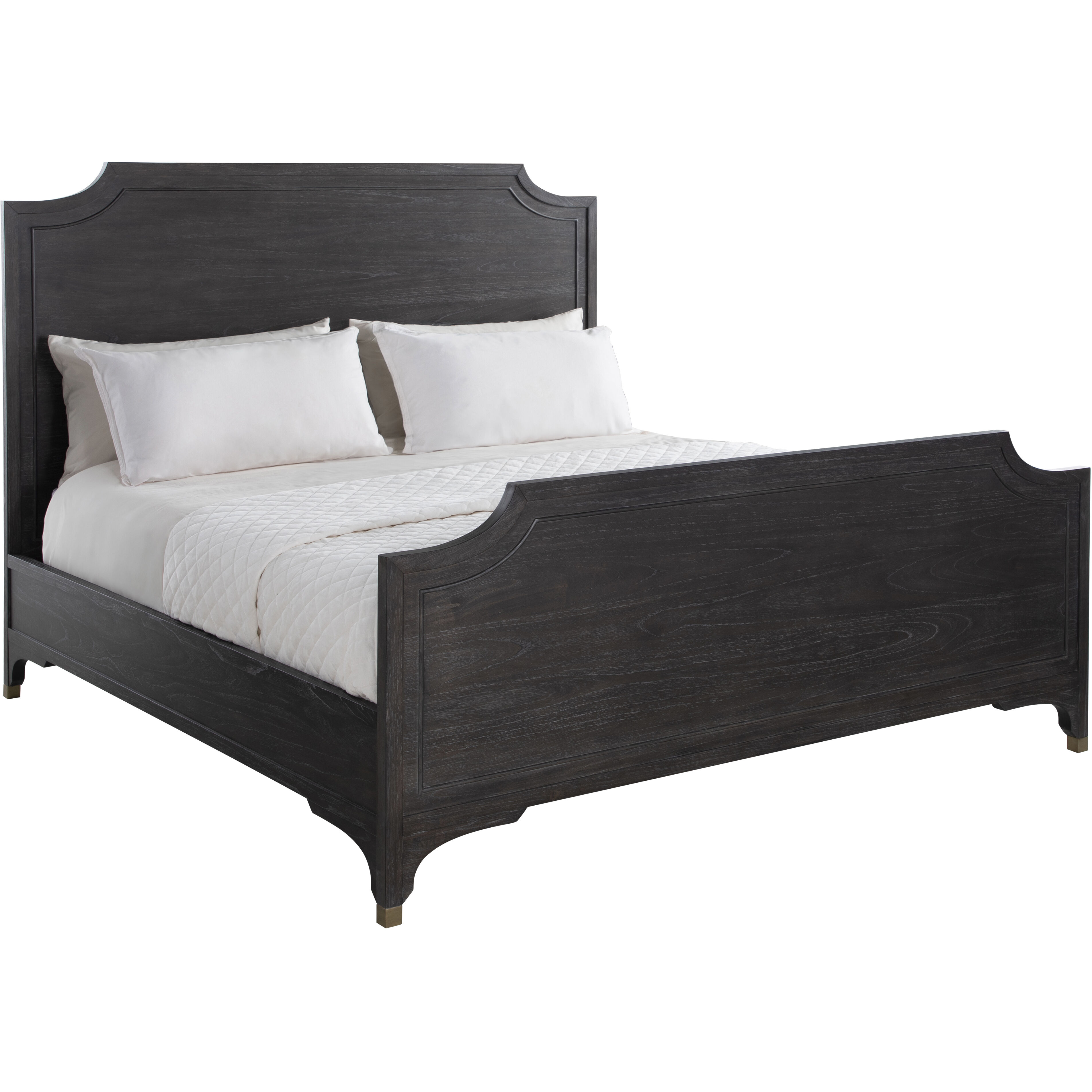 Alexandra Cerused Forest Black King Bed