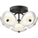Alora Mood Hera LED 15.88 inch Matte Black Flush Mount Ceiling Light