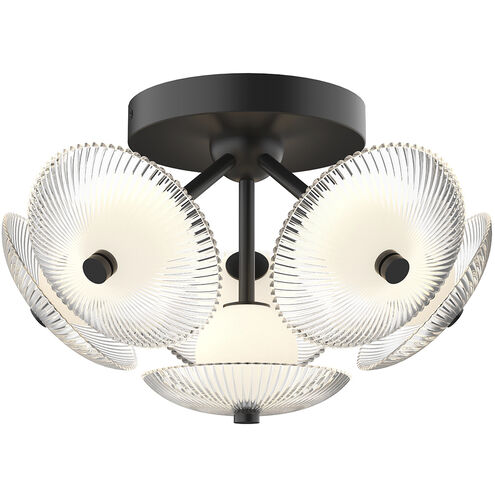 Alora Mood Hera LED 15.88 inch Matte Black Flush Mount Ceiling Light