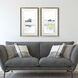 Landscapes Green and Blue and Black and White Framed Art, Propac