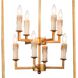 Southern Living Cape Ceiling Lantern Ceiling Light in Antique Gold Leaf