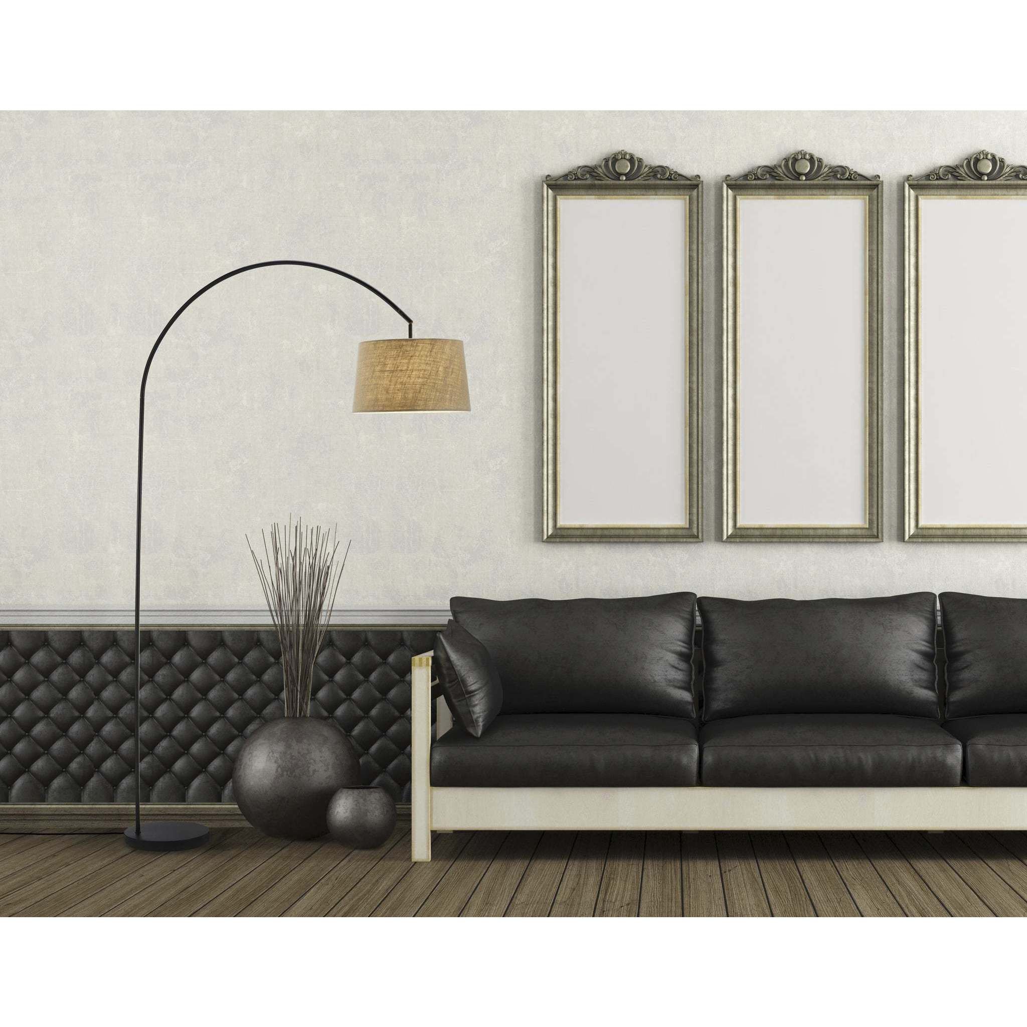 Goliath 83 inch 150 watt Black Arc Lamp Portable Light