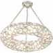 Palla 6 Light 24 inch Antique Silver Chandelier Ceiling Light
