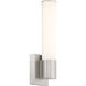 Vantage LED Brushed Nickel Wall Sconce Wall Light, Round