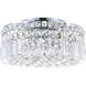 Colosseum 4 Light 12 inch Chrome Flush Mount Ceiling Light