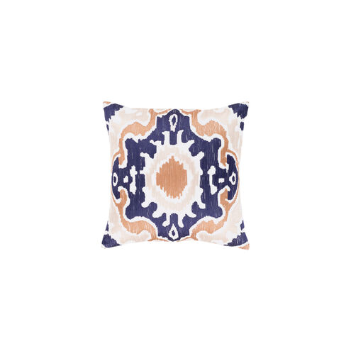 Effulgence 20 X 20 inch Navy and Camel Pillow Kit