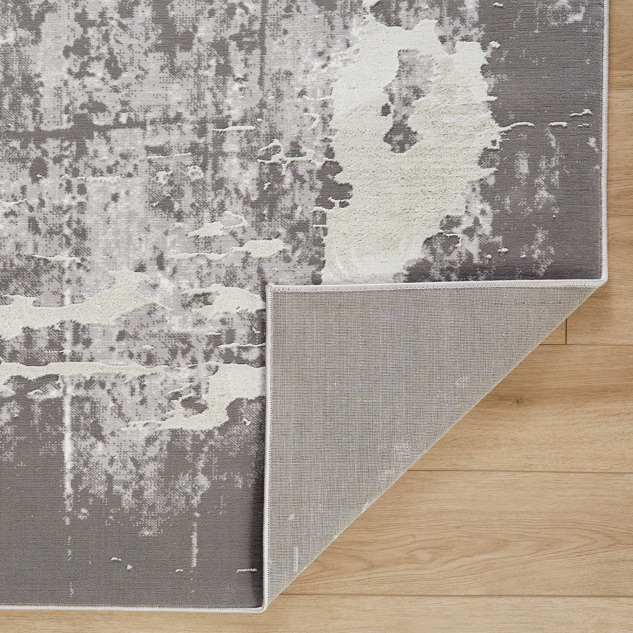 Jasmine 90 X 63 inch Grey Rug in 5 x 7