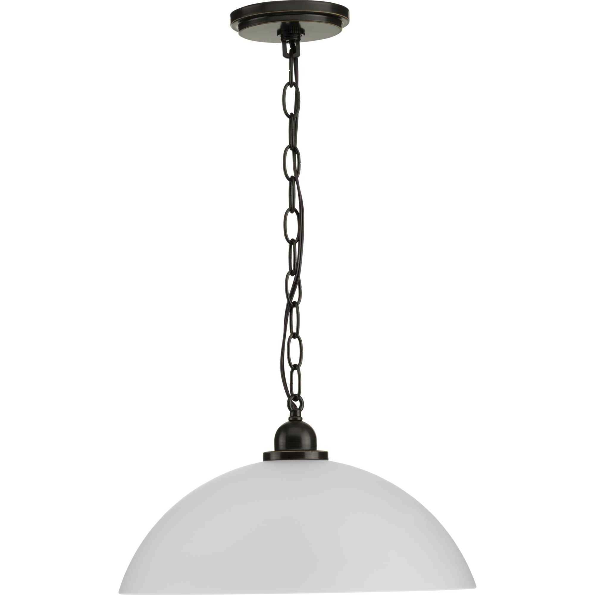 Classic Dome 1 Light 15 inch Antique Bronze Pendant Ceiling Light