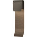 Element 1 Light 25 inch Coastal Dark Smoke Outdoor Sconce, Medium