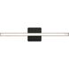 Phase 4 LED LED 24 inch Matte Black Linear Vanity Light Wall Light