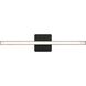 Phase 4 LED LED 24 inch Matte Black Linear Vanity Light Wall Light