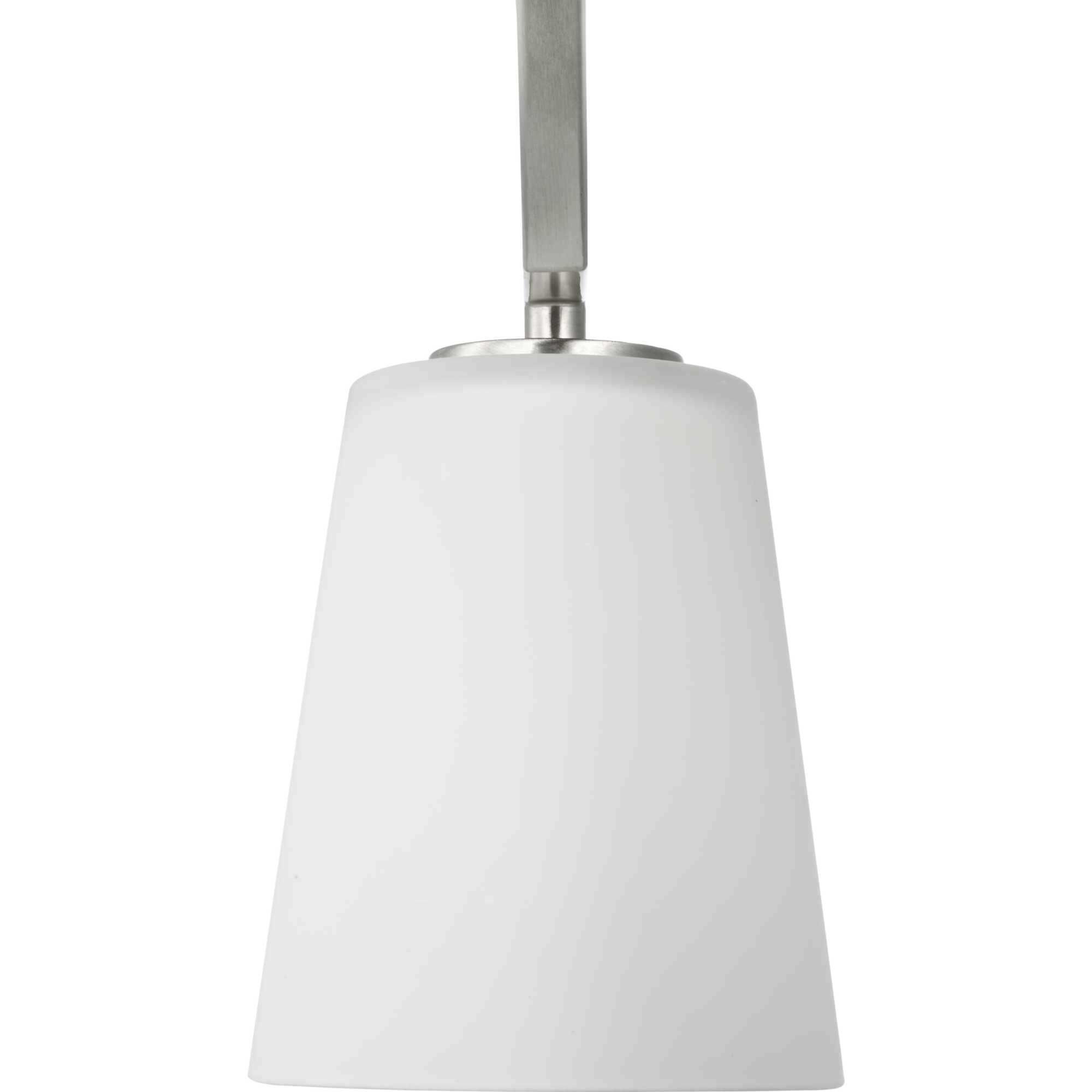 Vertex 3 Light 18 inch Brushed Nickel Convertible Chandelier Ceiling Light