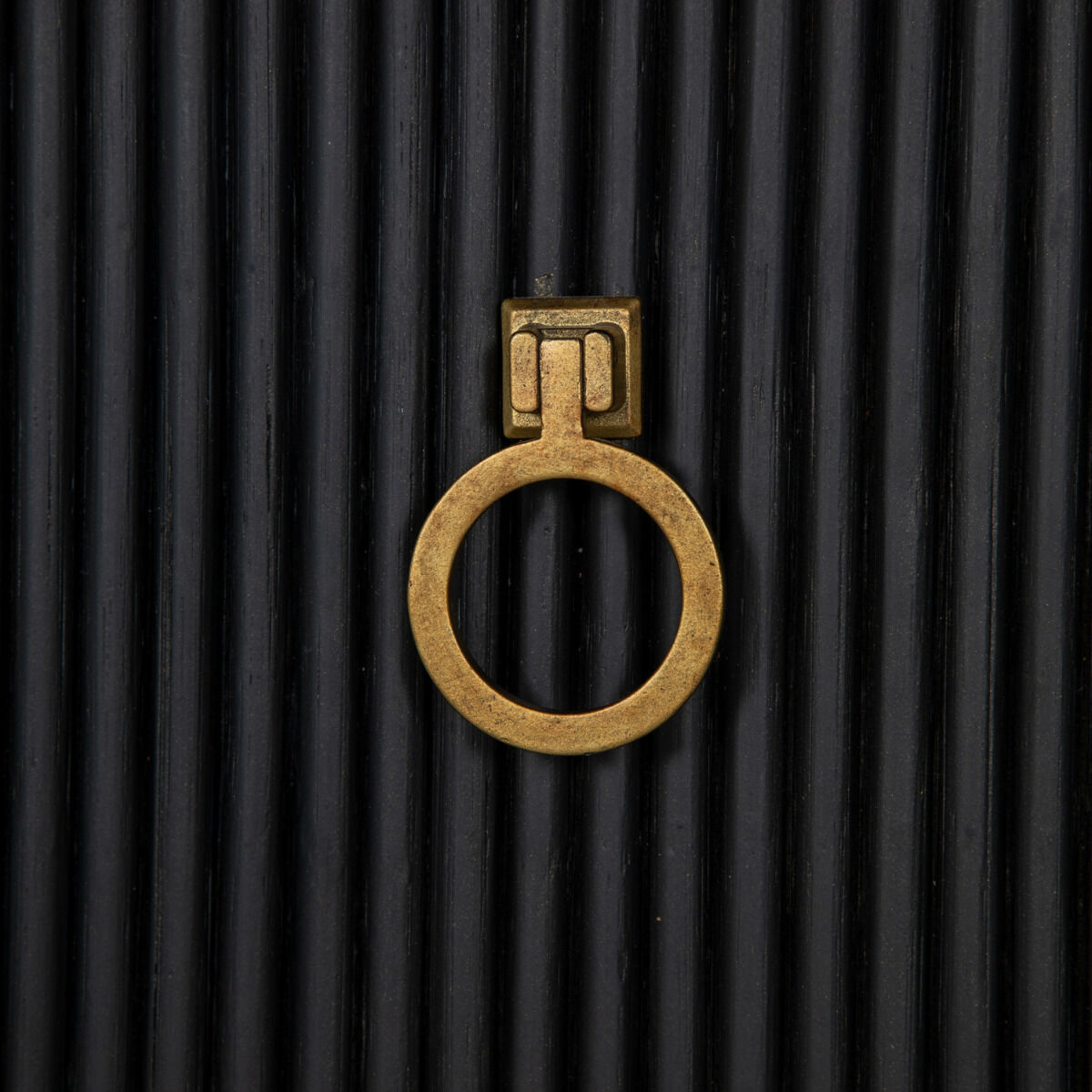 Maison Brushed Black / Stained Gold Chest