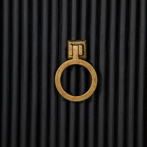 Maison Brushed Black / Stained Gold Chest