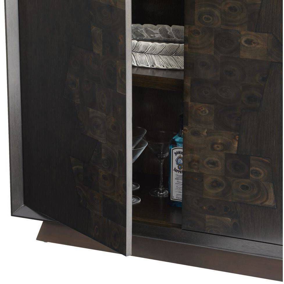 Hudson Sable and Antique Brass Cabinet