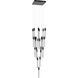 Boa LED 28 inch Dark Bronze Multi Port Pendant Ceiling Light