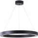 Canada LED 33.4 inch Matte Black Chandelier Ceiling Light