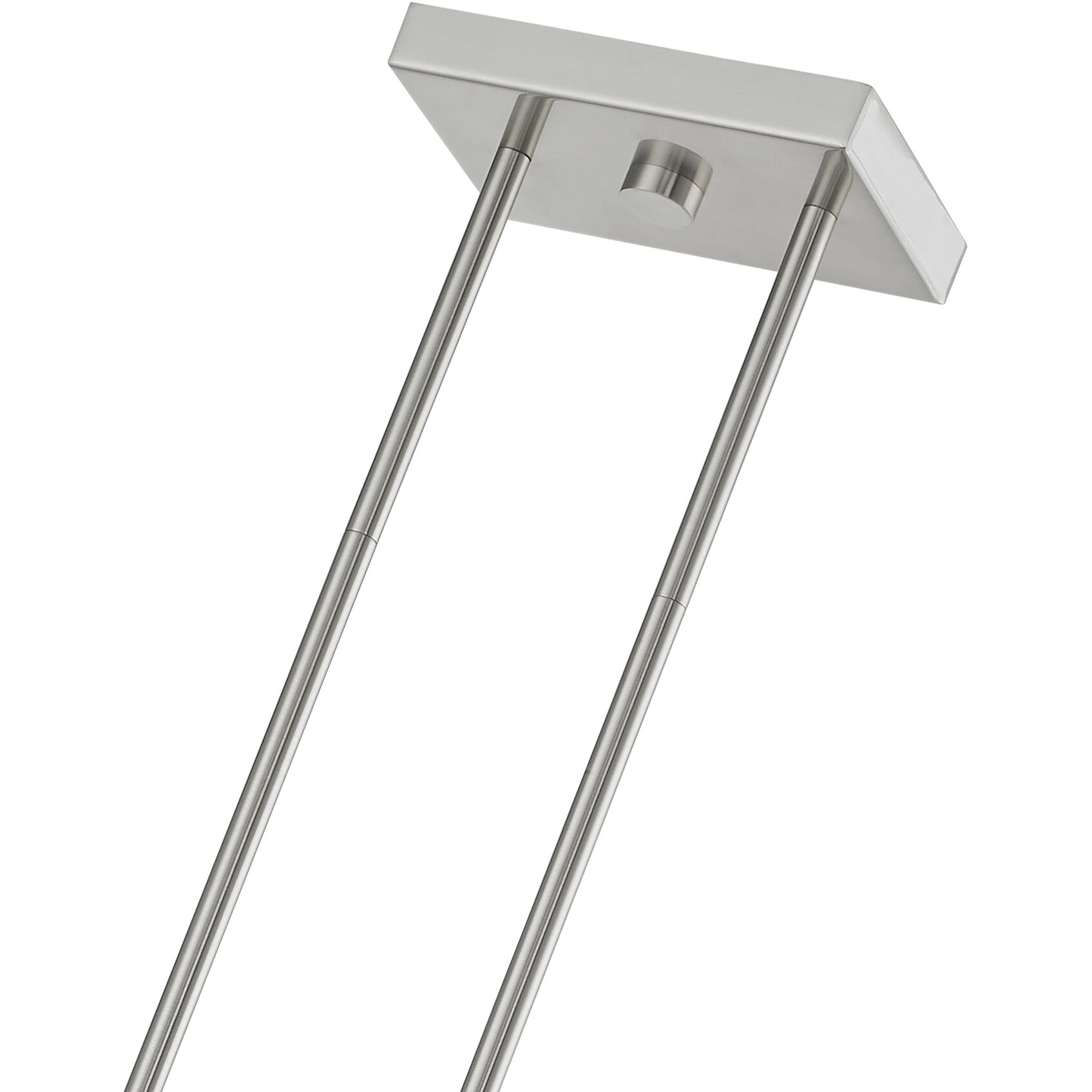 Carson 5 Light 40 inch Brushed Nickel Linear Chandelier Ceiling Light