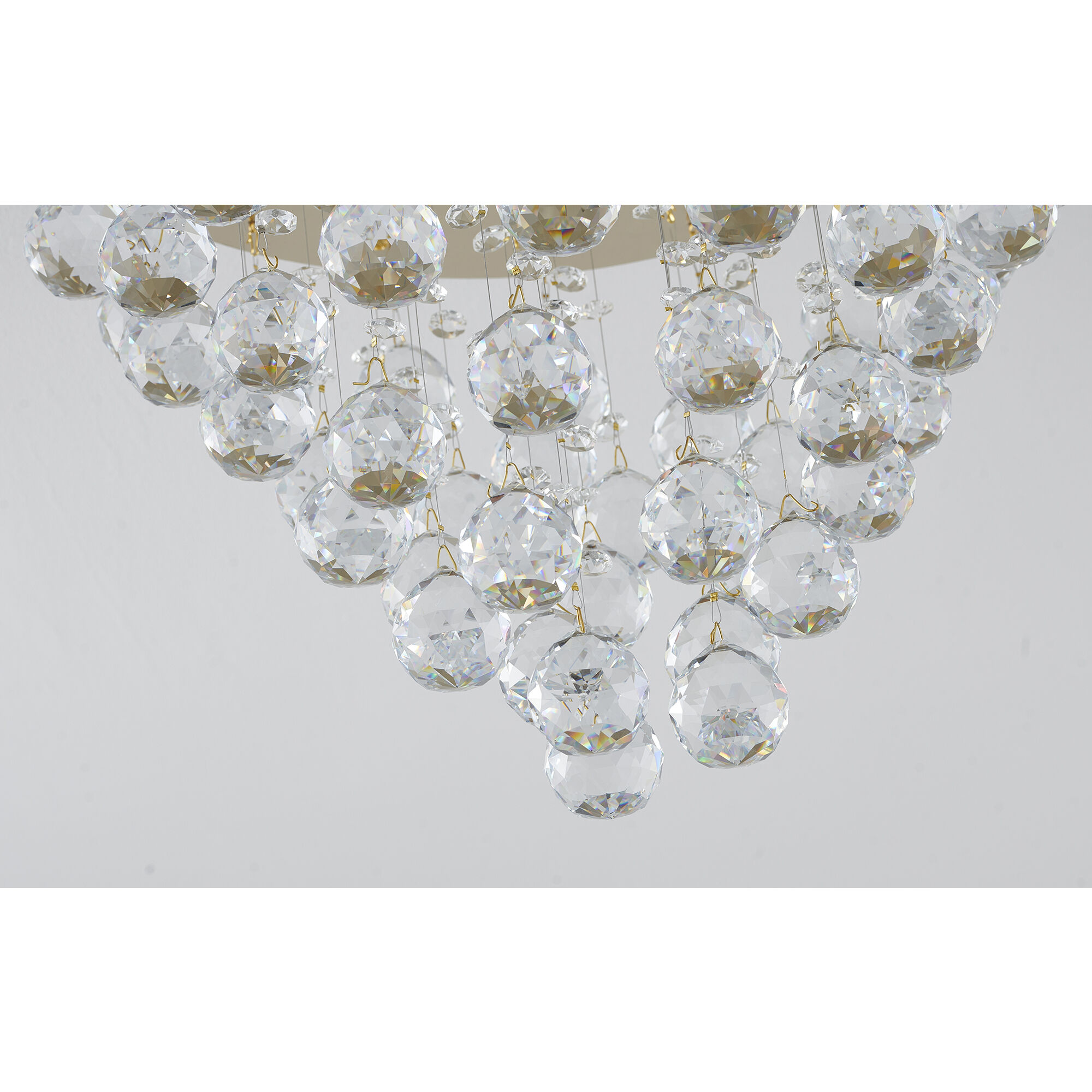 Canada LED 16 inch Gold Semi Flush Mount Ceiling Light