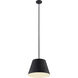 Lilly 1 Light 18 inch Matte Black Pendant Ceiling Light