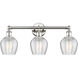 Norfolk 3 Light 23.75 inch Polished Nickel Bath Vanity Light Wall Light in Clear