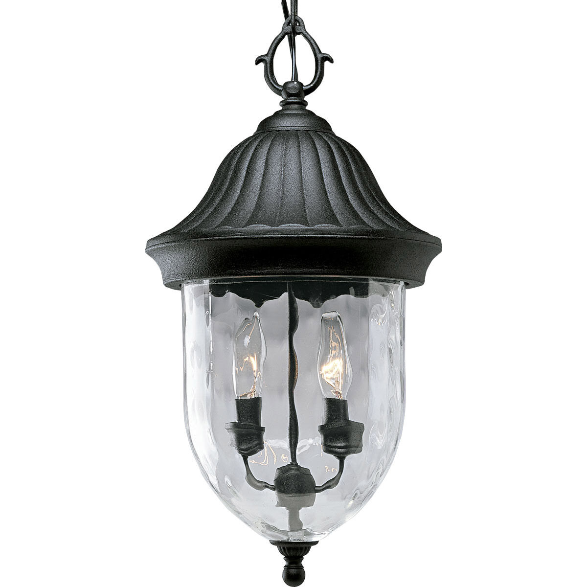 Coventry 2 Light 9.88 inch Textured Black Outdoor Hanging Lantern