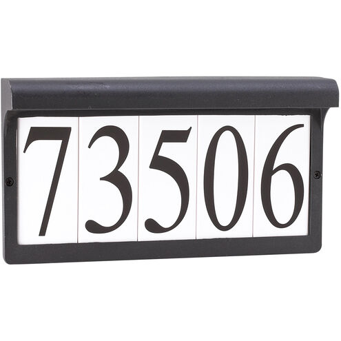 Address Light 4 Light 6.81 inch Black Address Light