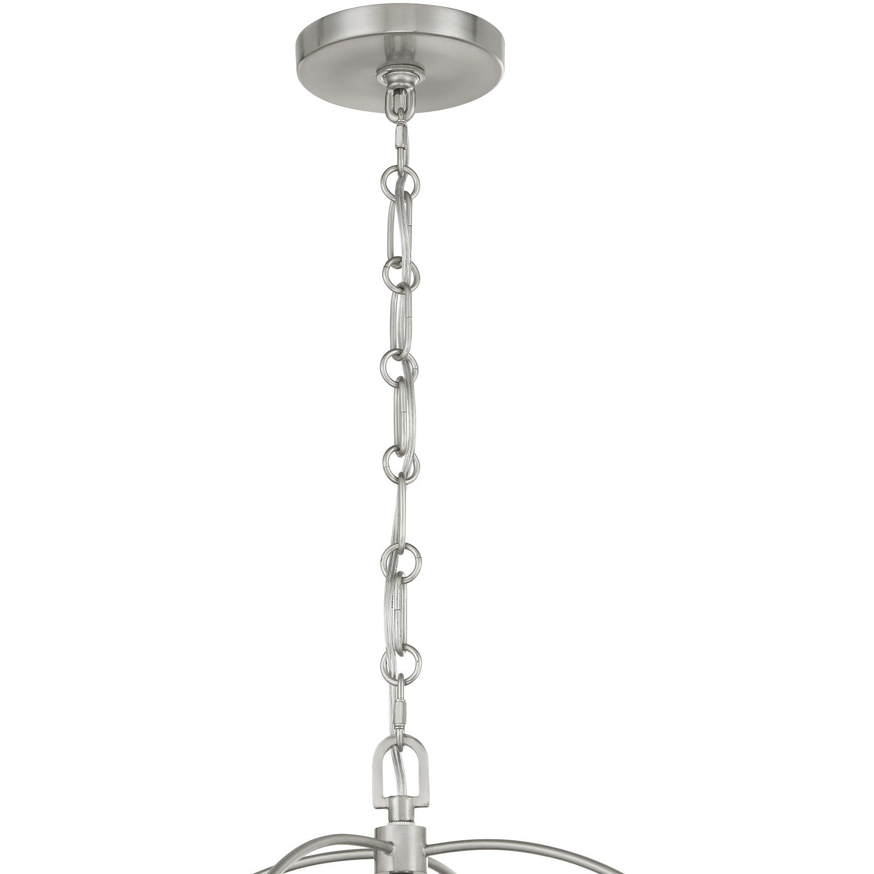 Ashlay 4 Light 22 inch Satin Nickel Pendant Ceiling Light
