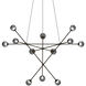Proton LED 40 inch Polished Black Nickel Pendant Ceiling Light