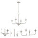 Jolenne 4 Light 25.98 inch Brushed Polished Nickel Chandelier Ceiling Light