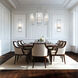 Geo Sconce Wall Light in Sterling, Clear