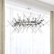 Icicle 12 Light 27 inch Chrome Chandelier Ceiling Light
