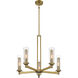 Emmerham 5 Light 26 inch Soft Brass Chandelier Ceiling Light