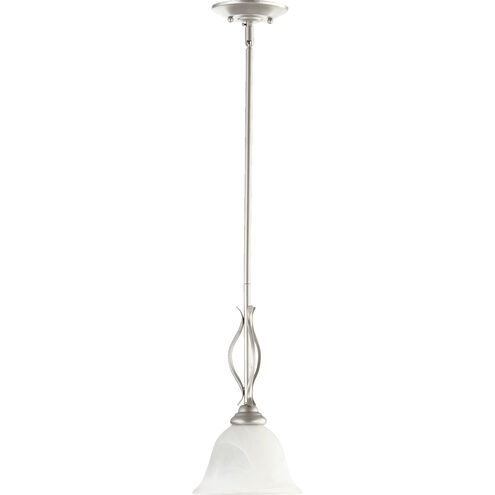 Spencer 1 Light 7.5 inch Classic Nickel Mini Pendant Ceiling Light