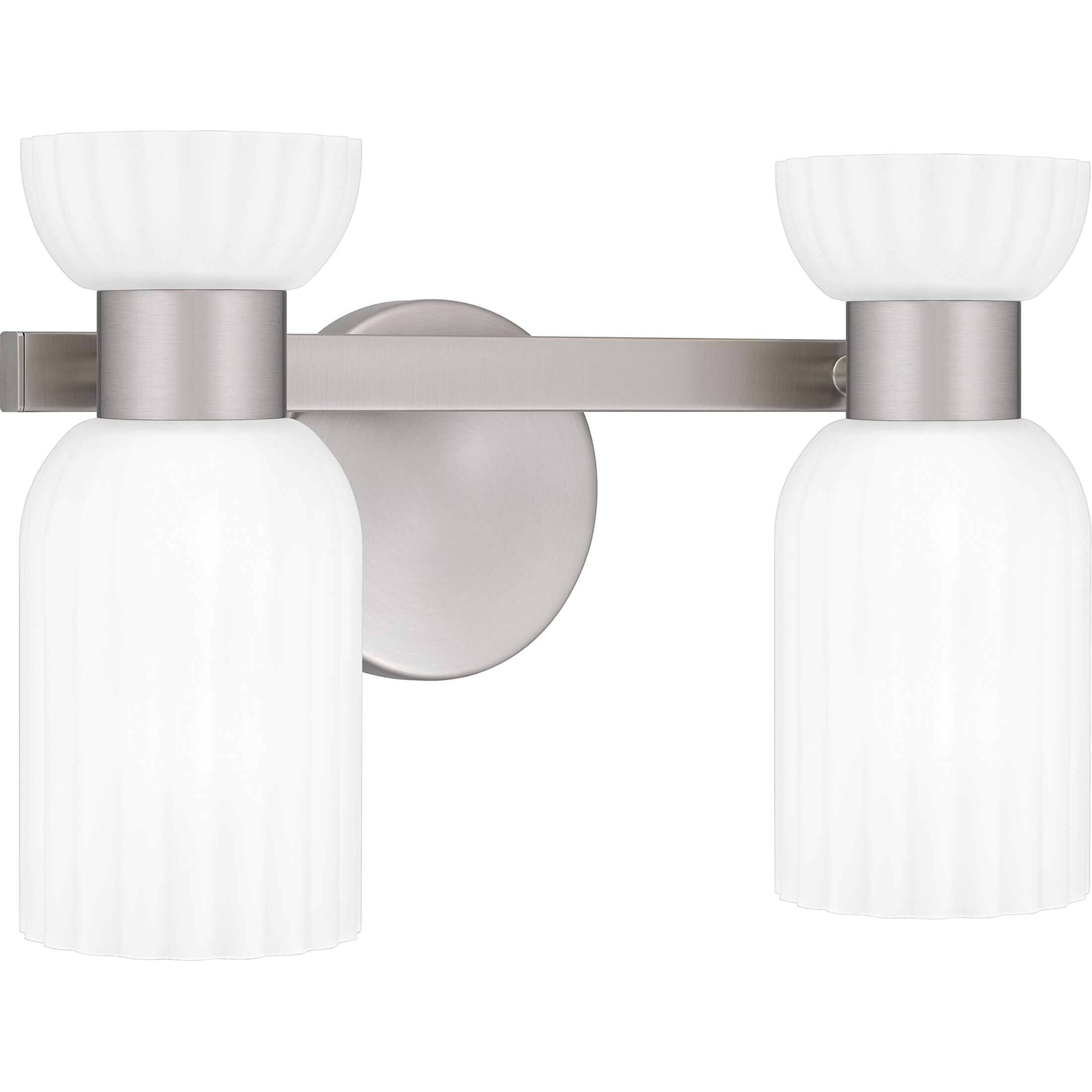 Rembrandt 2 Light 15 inch Brushed Nickel Bath Light Wall Light