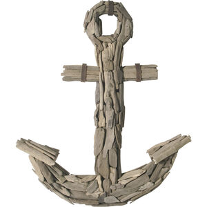 Driftwood Natural Decorative Object, Anchor