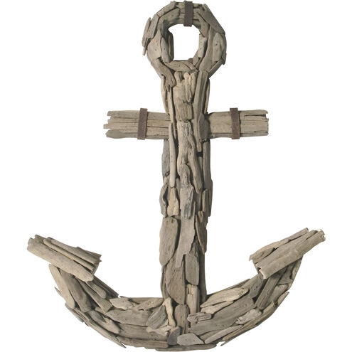 Driftwood Natural Decorative Object, Anchor