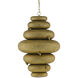 Bee My Honey 1 Light 20.5 inch Antique Brass Chandelier Ceiling Light, Sasha Bikoff Collection