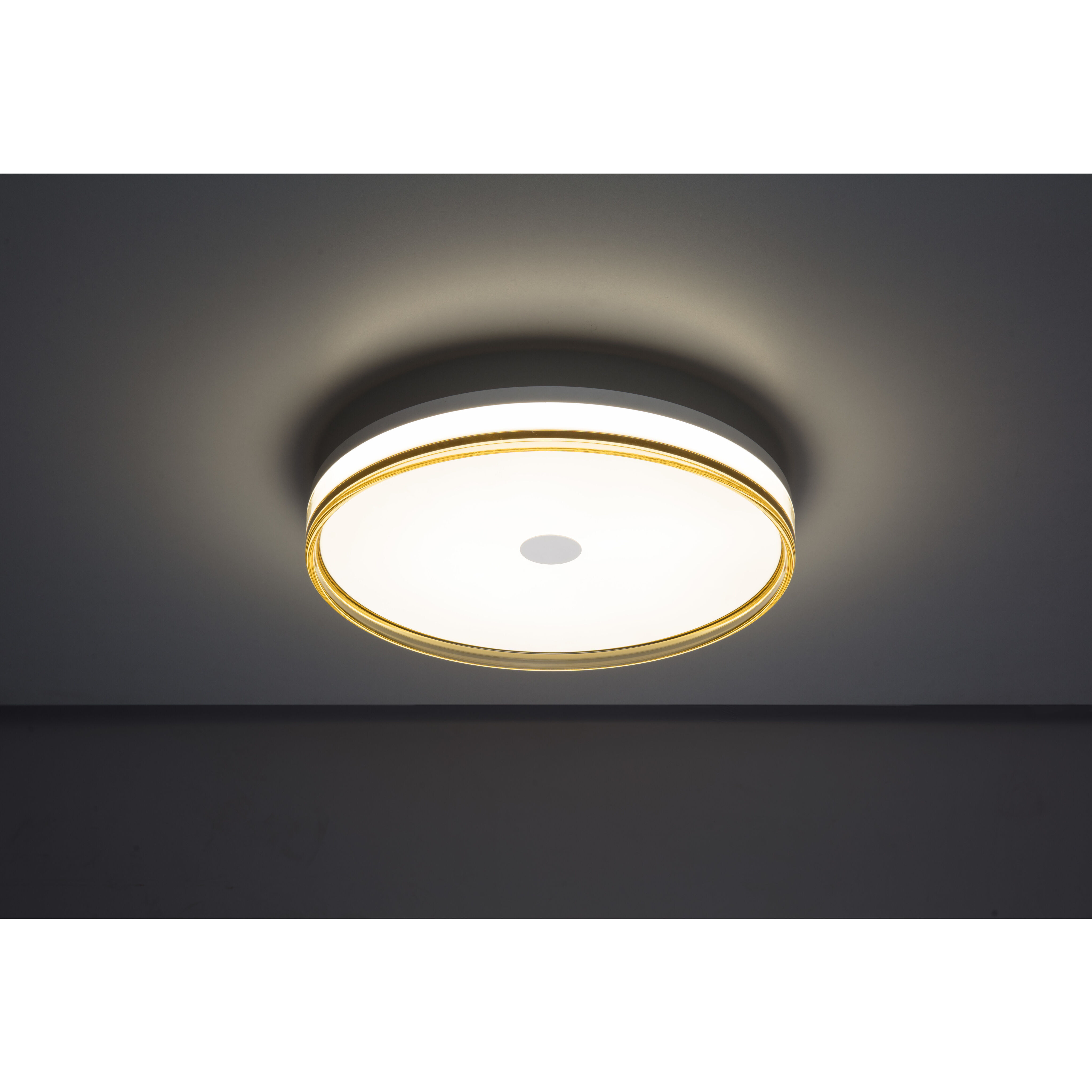 Luna LED 19.8 inch Smoke Brown Flush Mount Ceiling Light