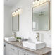 Grayson 4 Light 31 inch Brushed Nickel Vanity Wall Light