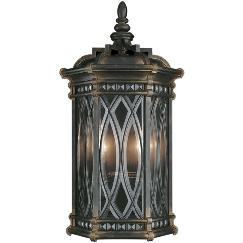 Warwickshire 2 Light 21 inch Black Outdoor Sconce
